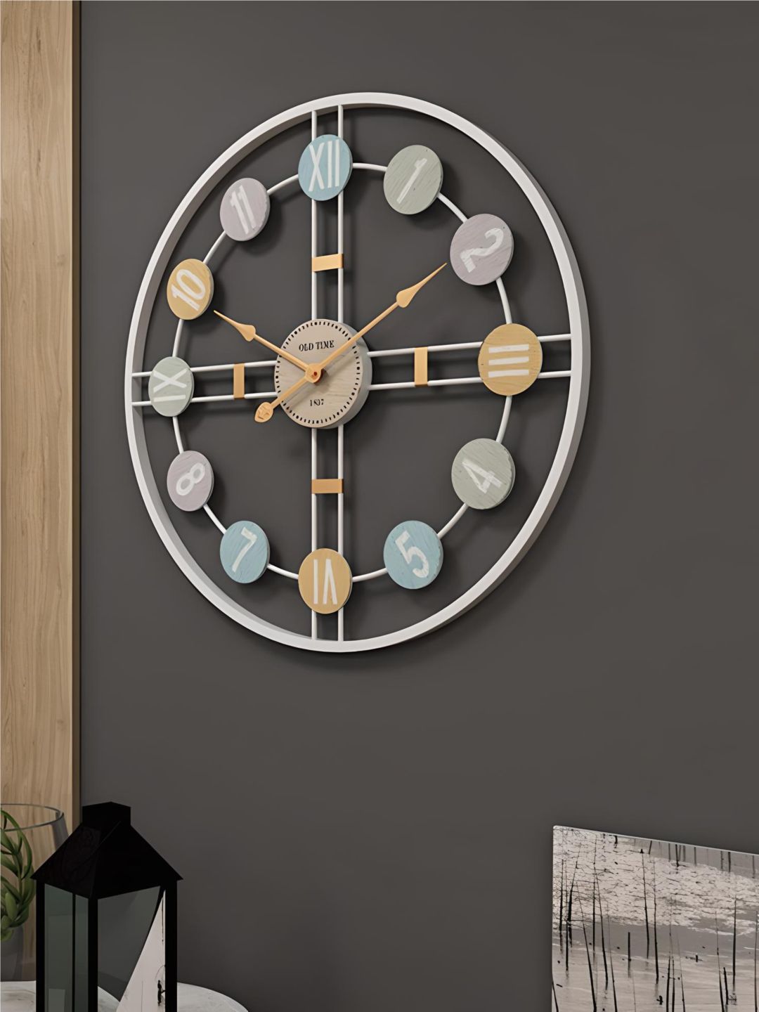 Abstract shaped wall clock