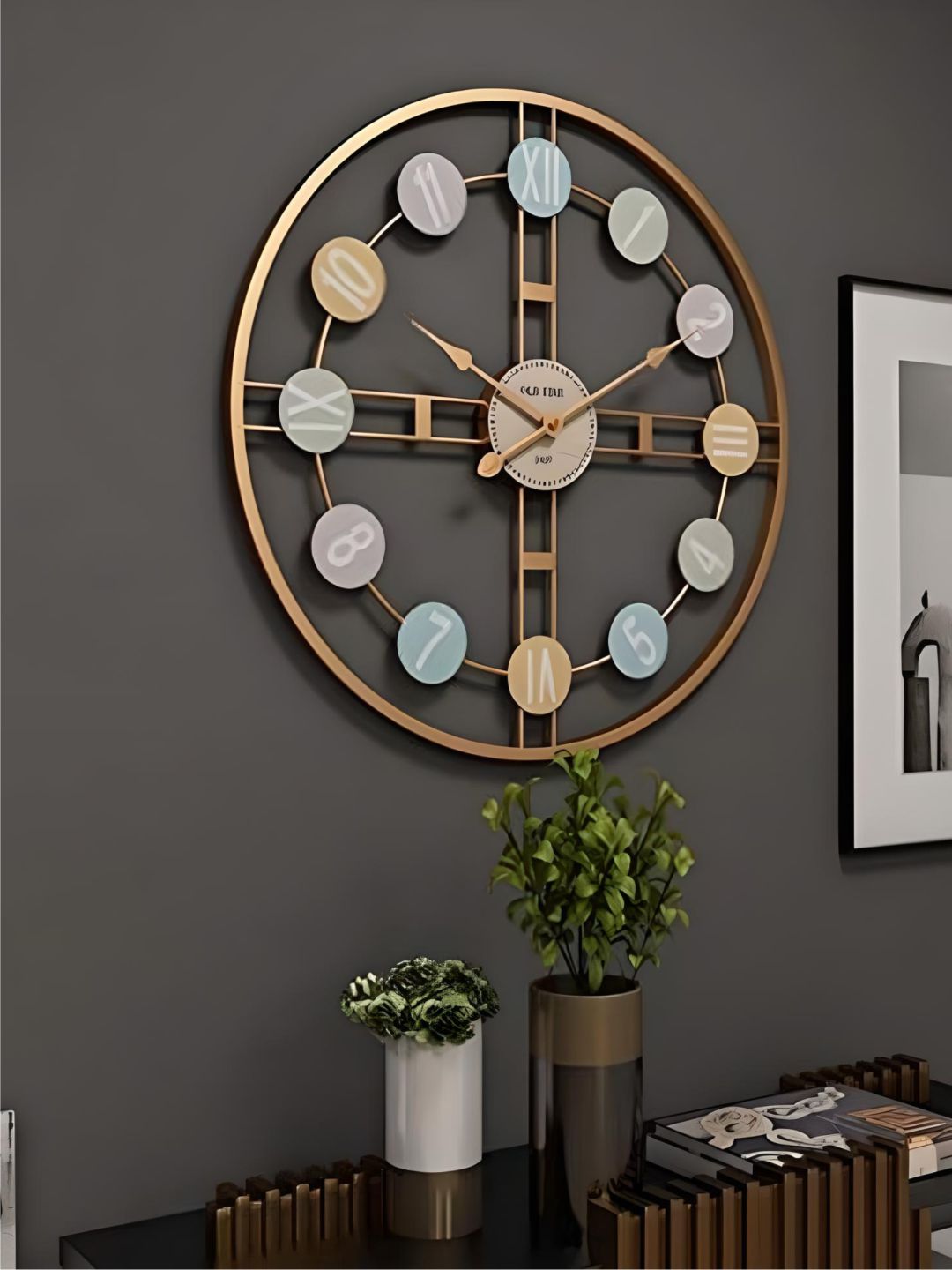 Abstract shaped wall clock