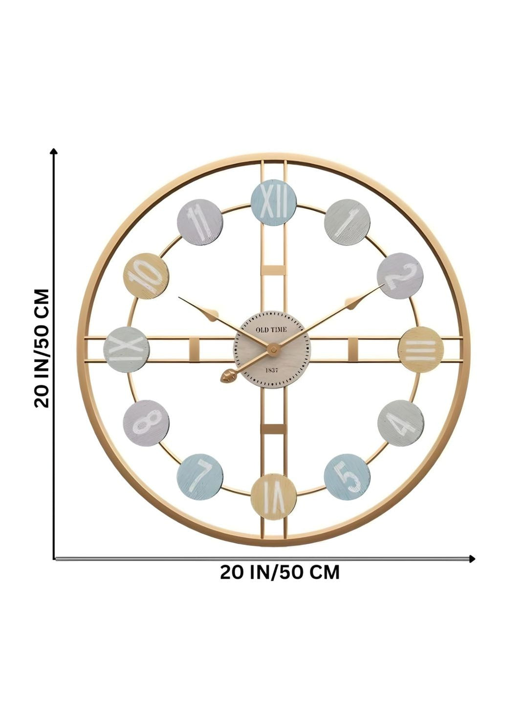 Abstract shaped wall clock