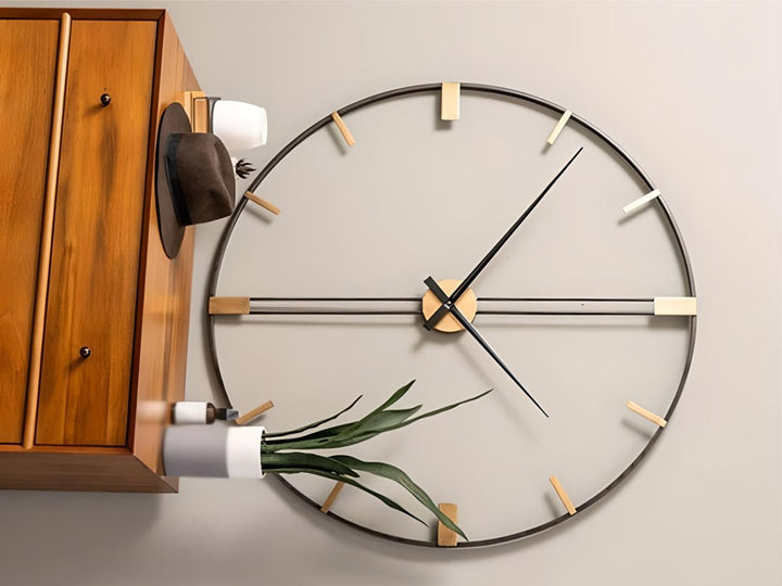 Abstract shaped wall clock