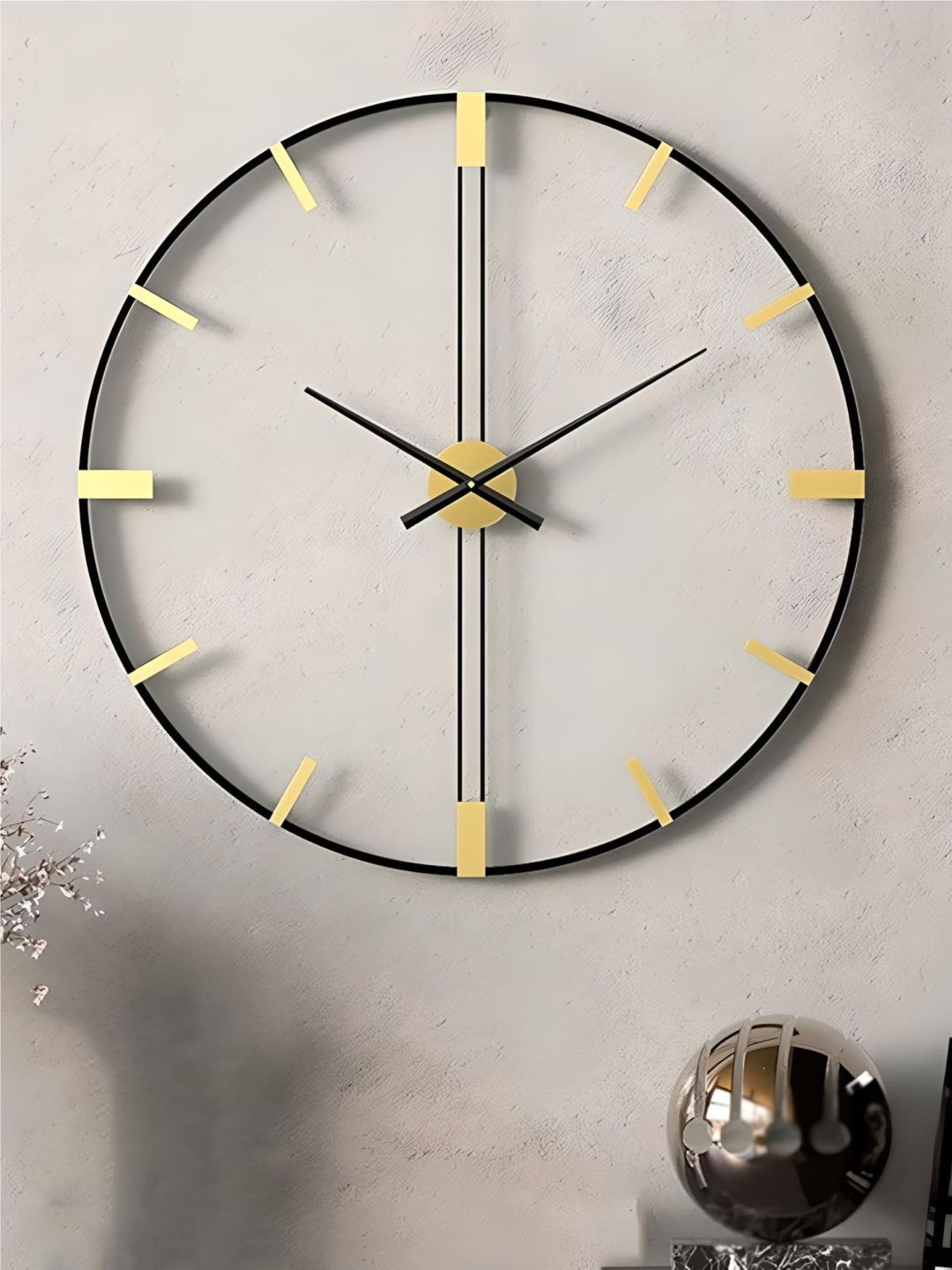 Abstract shaped wall clock