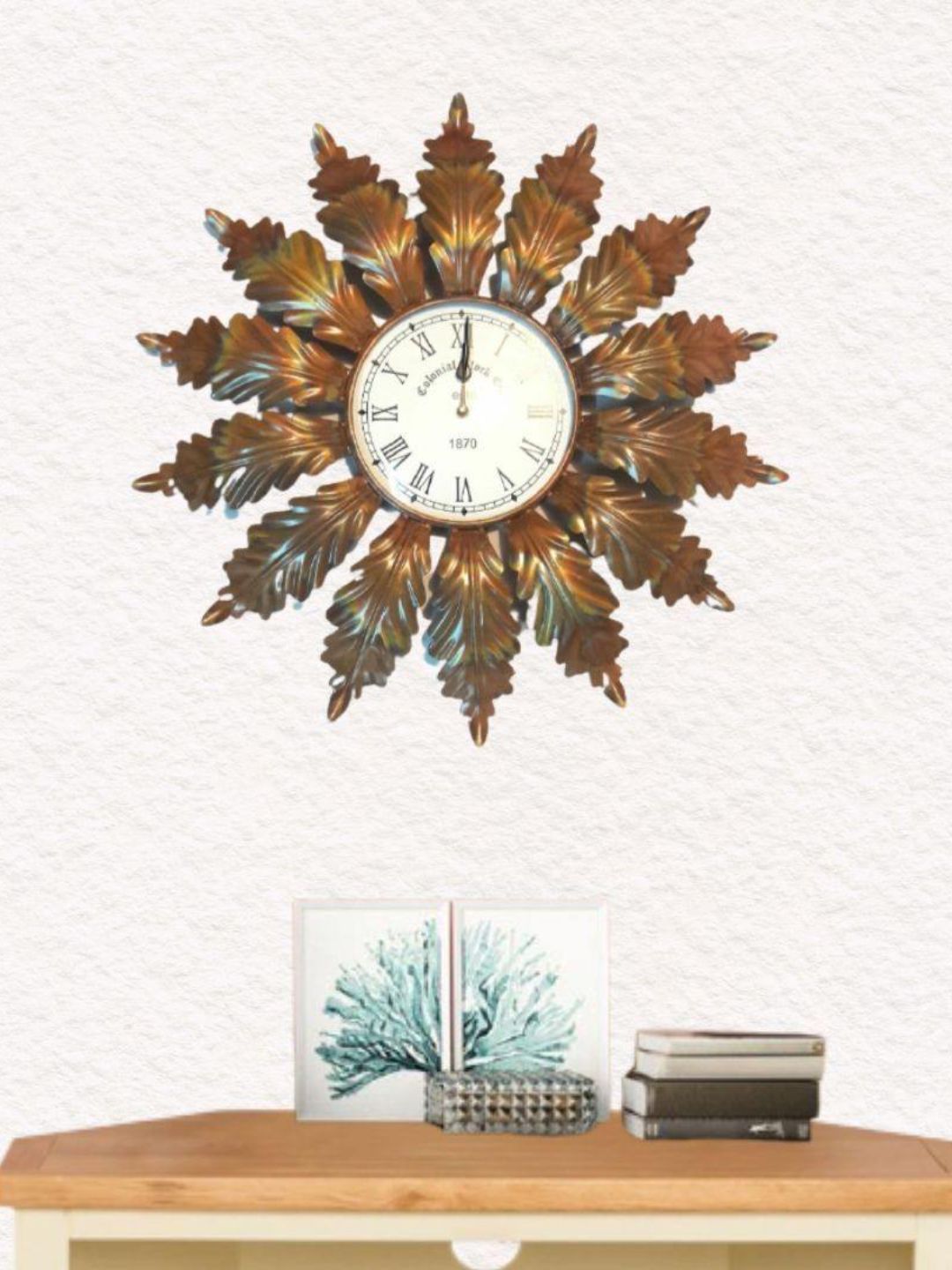 Abstract shaped wall clock
