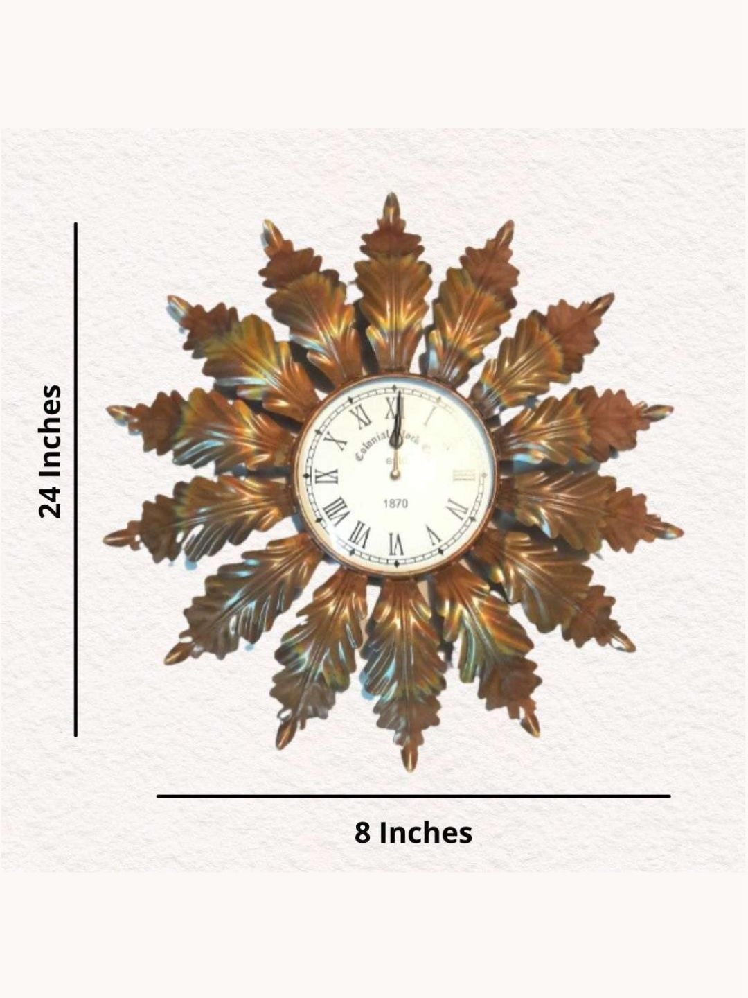 Abstract shaped wall clock