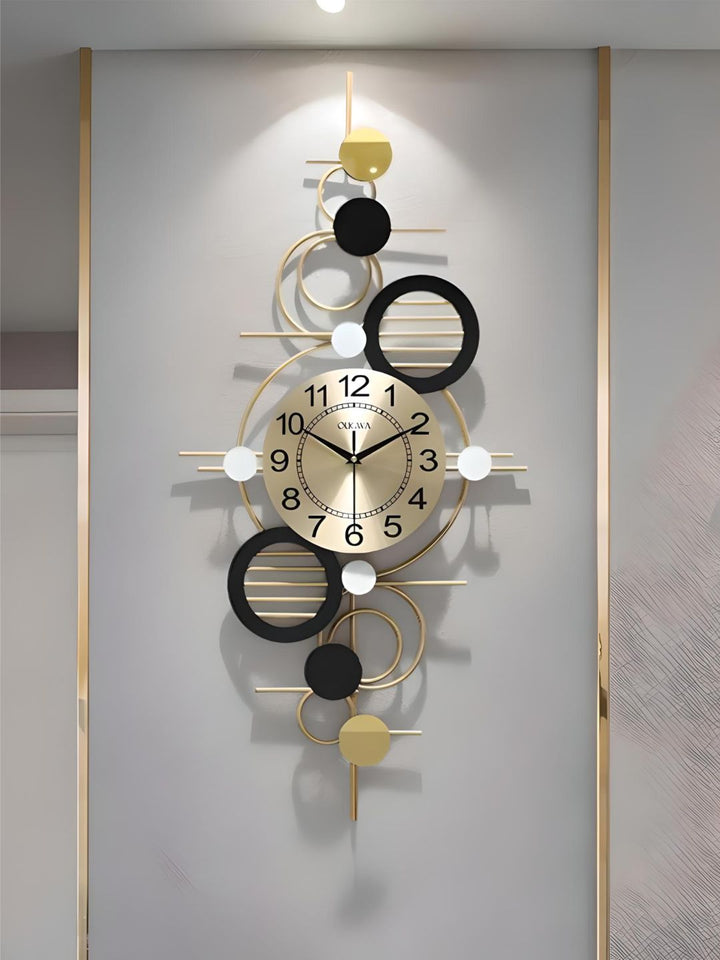 Abstract shaped wall clock