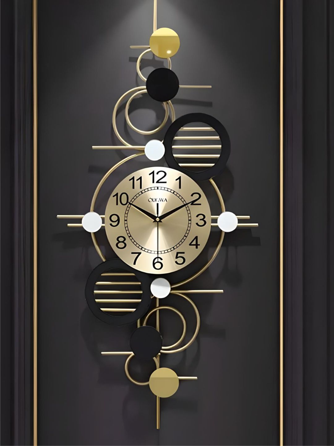 Abstract shaped wall clock