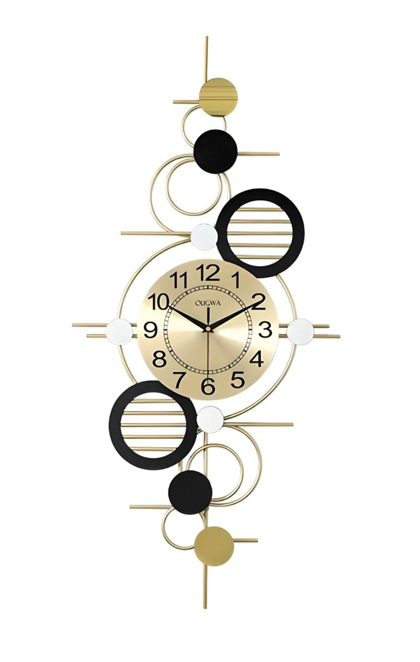 Abstract shaped wall clock
