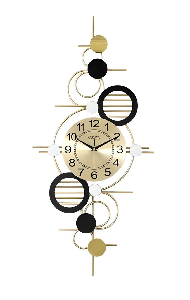 Abstract shaped wall clock