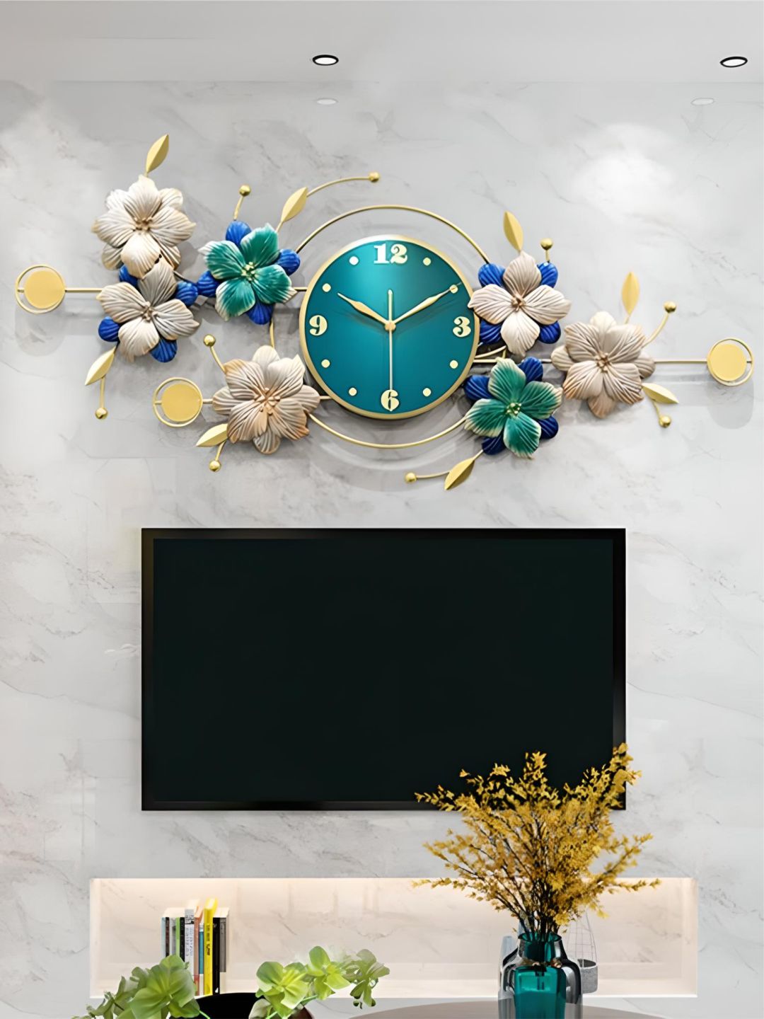 Abstract shaped wall clock