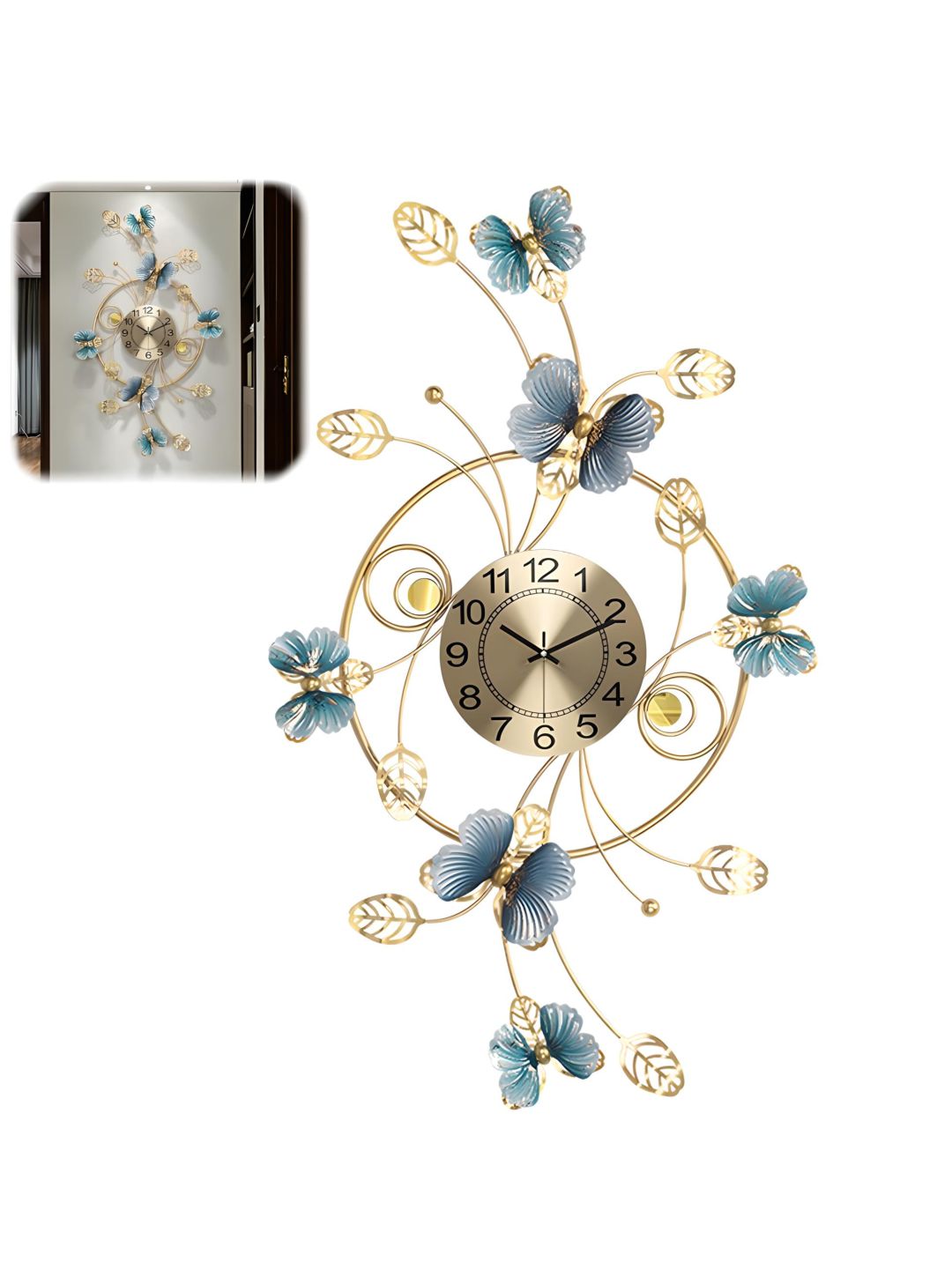 Abstract shaped wall clock