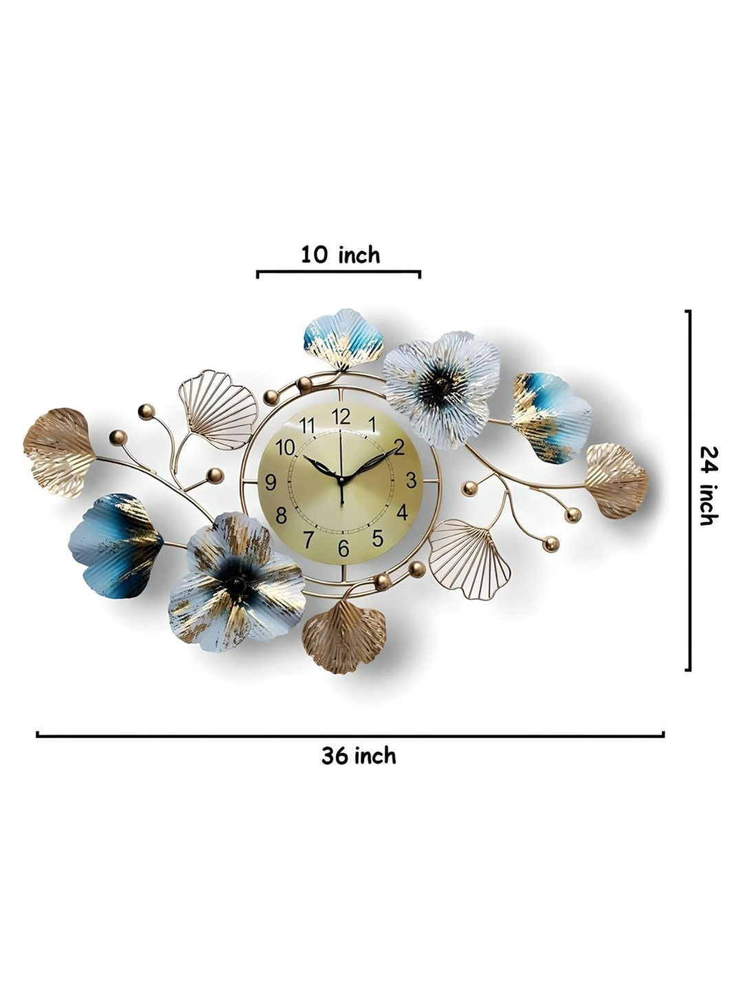 Abstract shaped wall clock