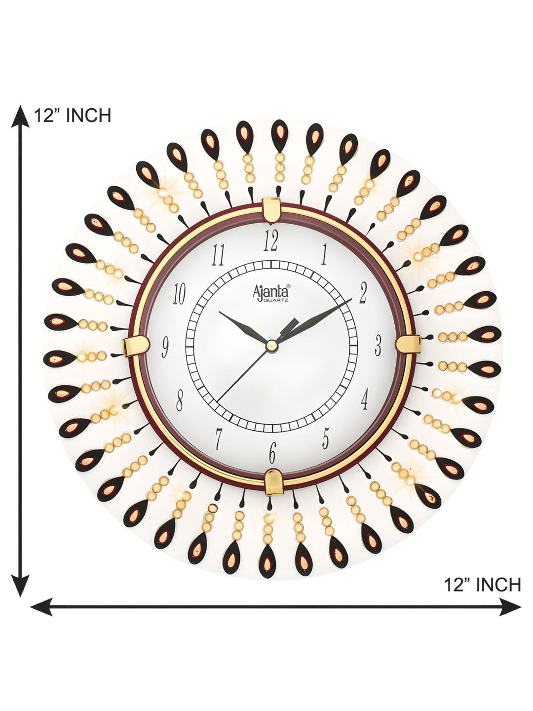 Abstract shaped wall clock
