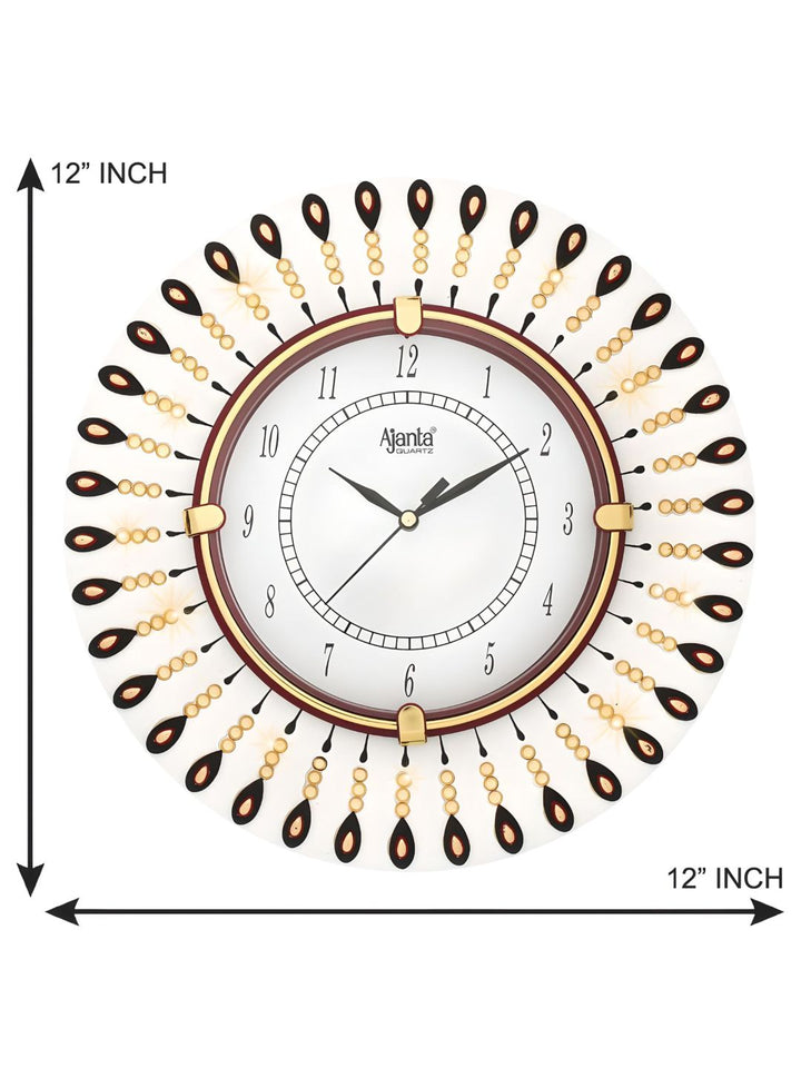 Abstract shaped wall clock