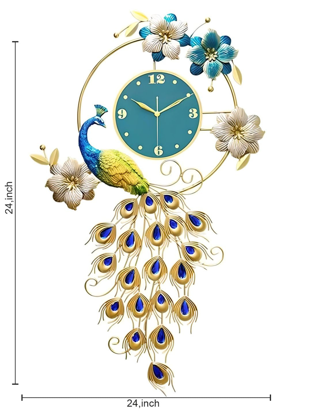 Abstract shaped wall clock
