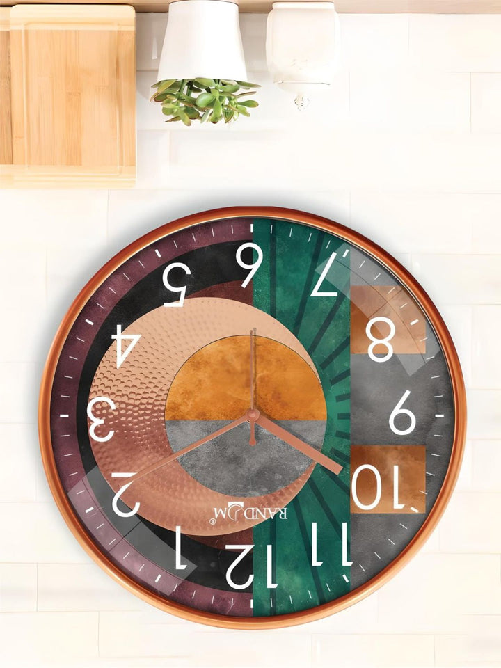 Abstract shaped wall clock