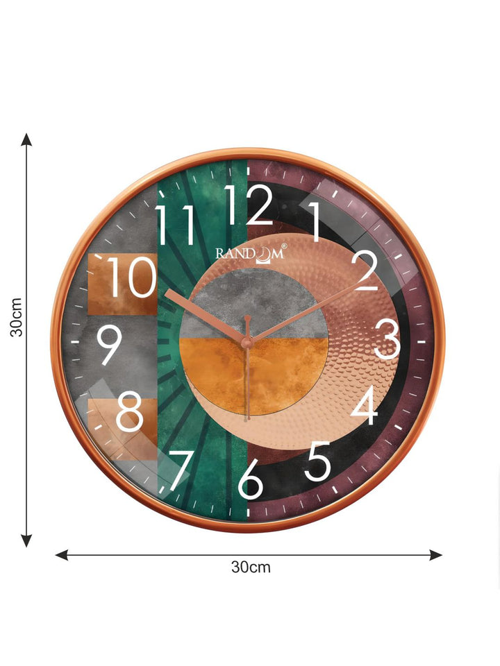 Abstract shaped wall clock