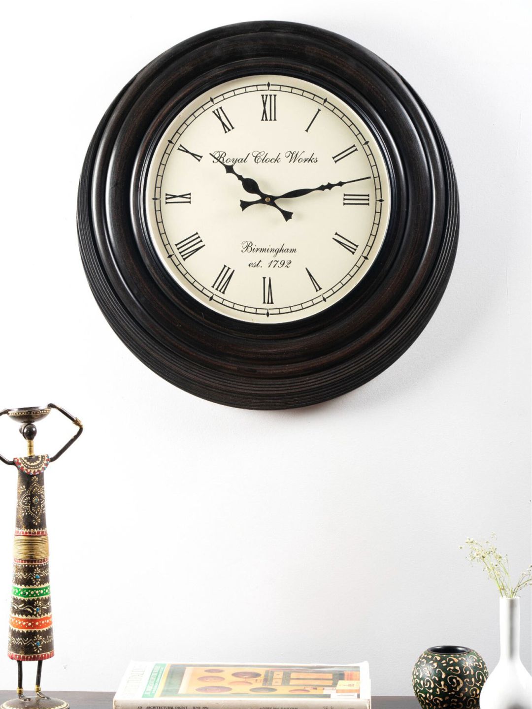Abstract shaped wall clock