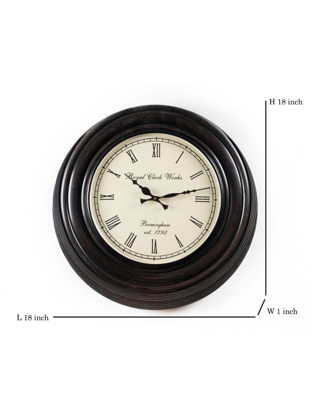 Abstract shaped wall clock
