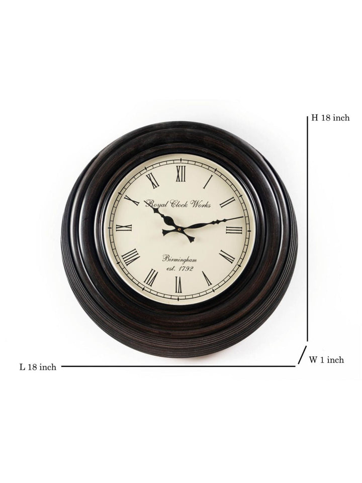 Abstract shaped wall clock