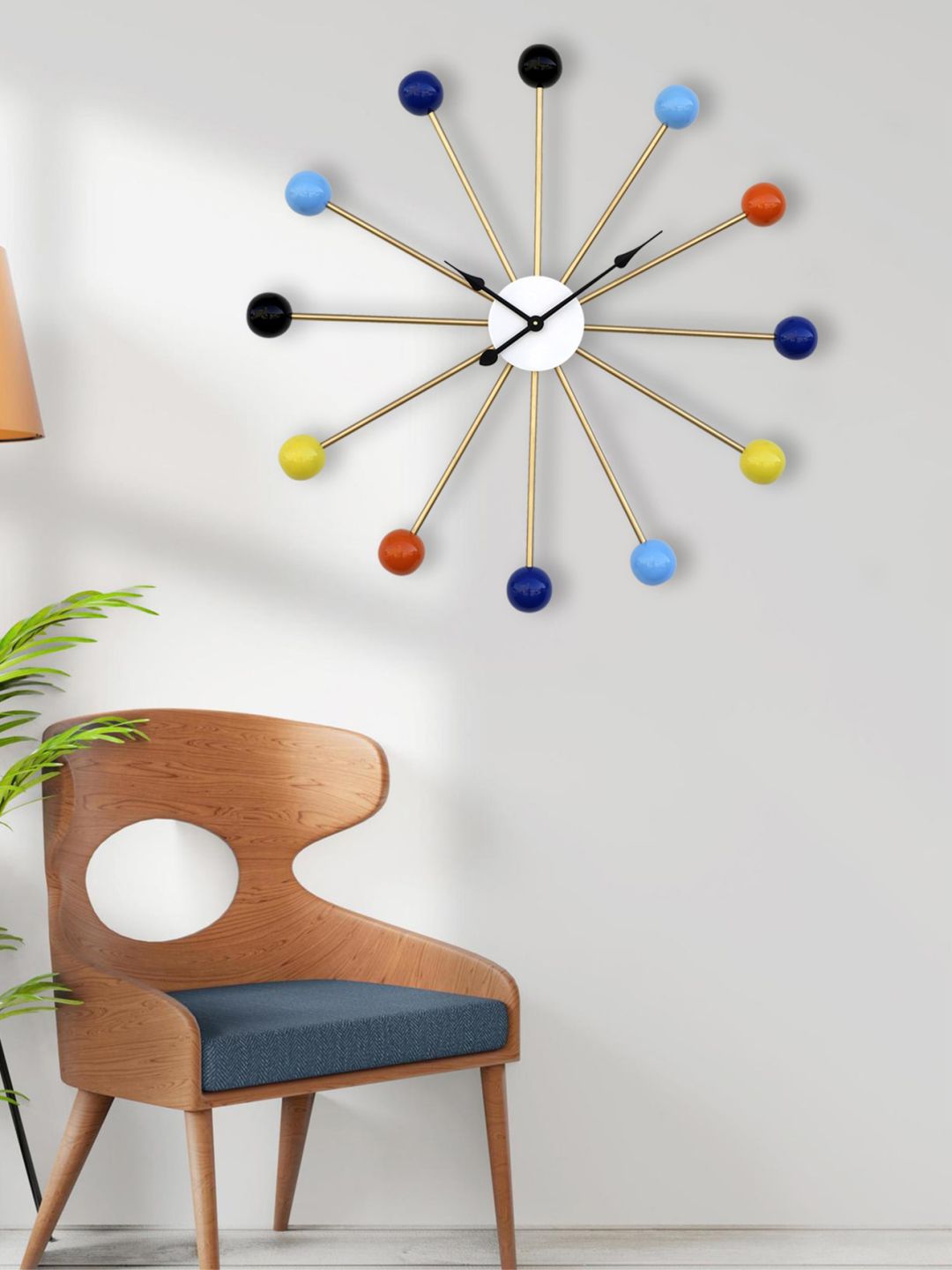 Abstract shaped wall clock