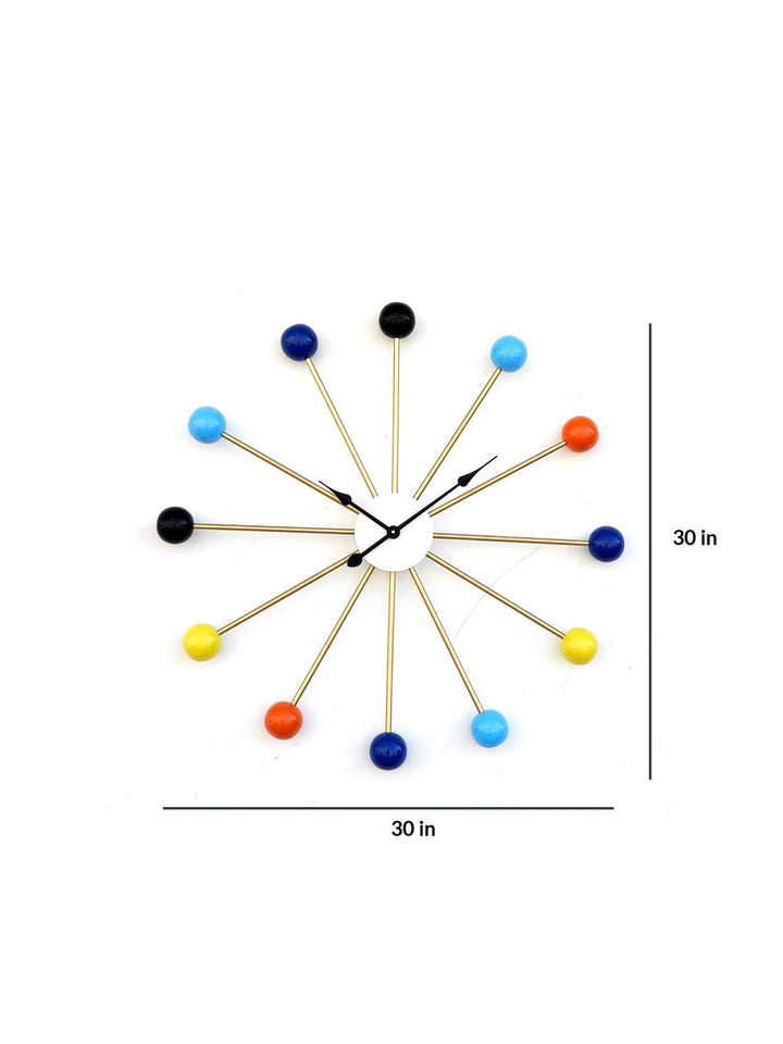 Abstract shaped wall clock