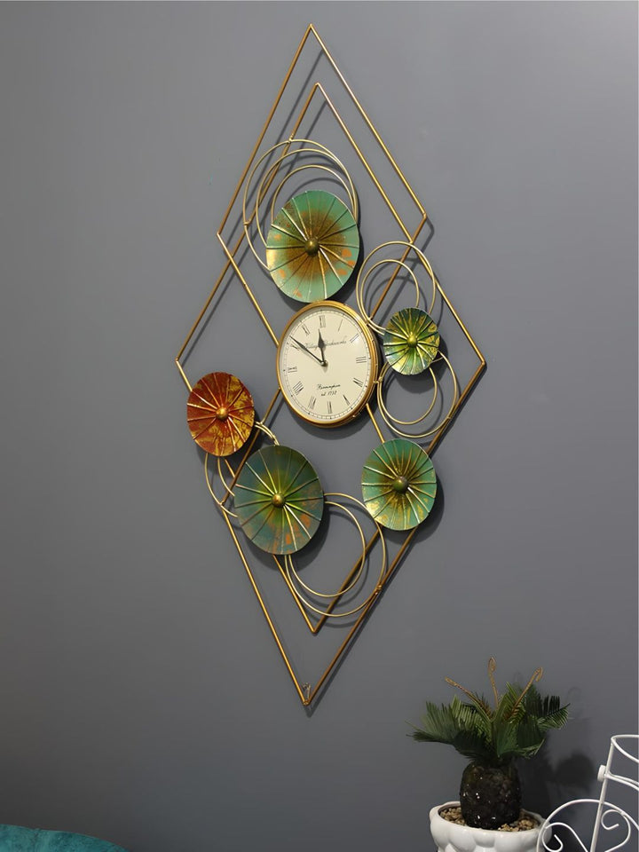 Abstract shaped wall clock