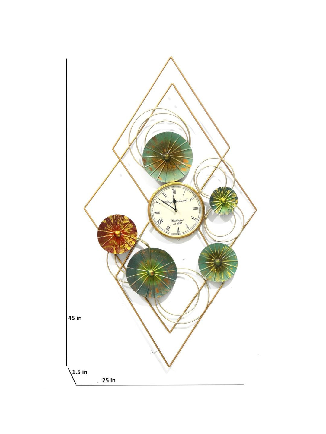 Abstract shaped wall clock