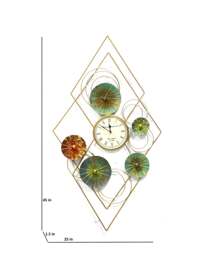 Abstract shaped wall clock