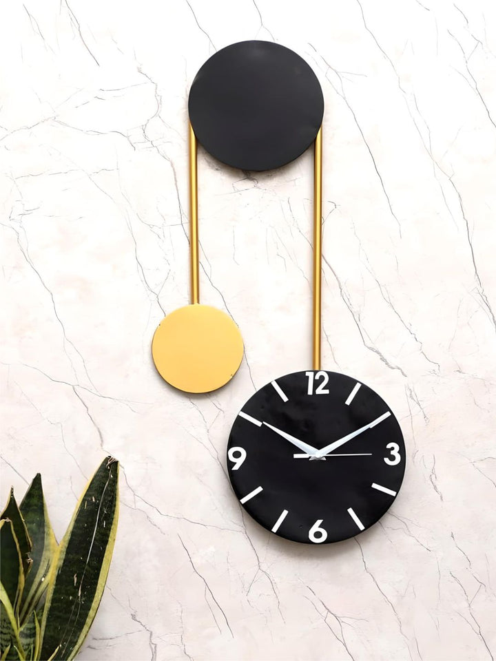 Abstract shaped wall clock