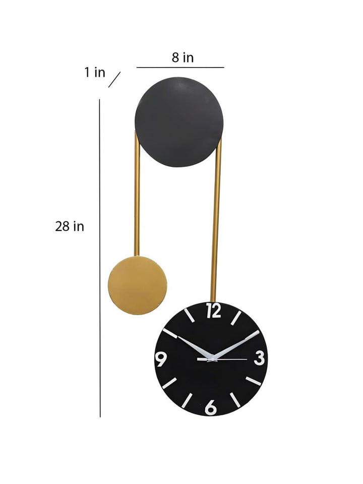 Abstract shaped wall clock