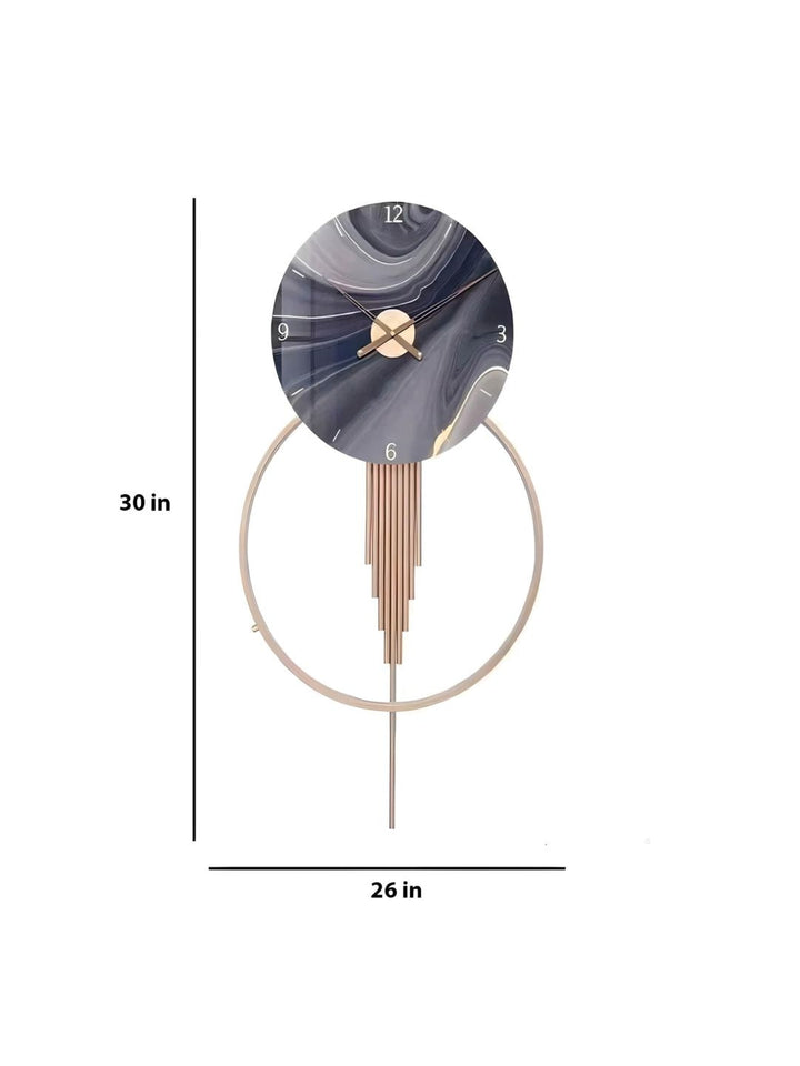 Abstract shaped wall clock