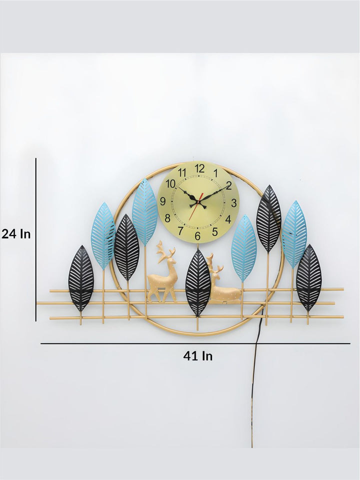 Abstract shaped wall clock