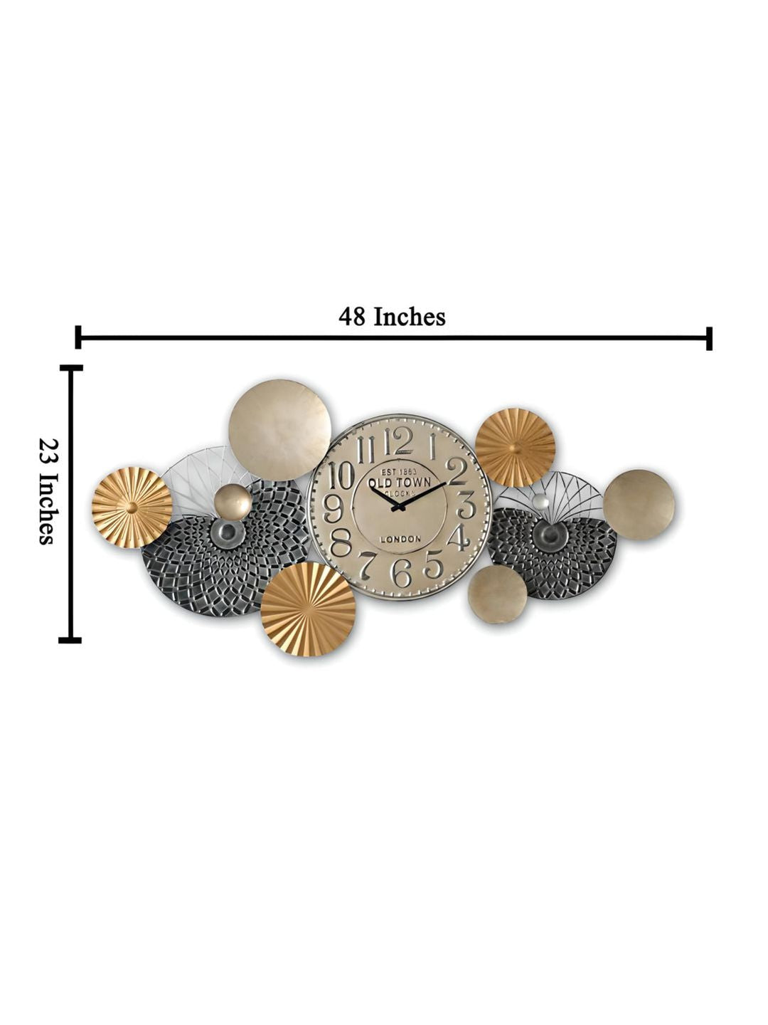 Abstract shaped wall clock