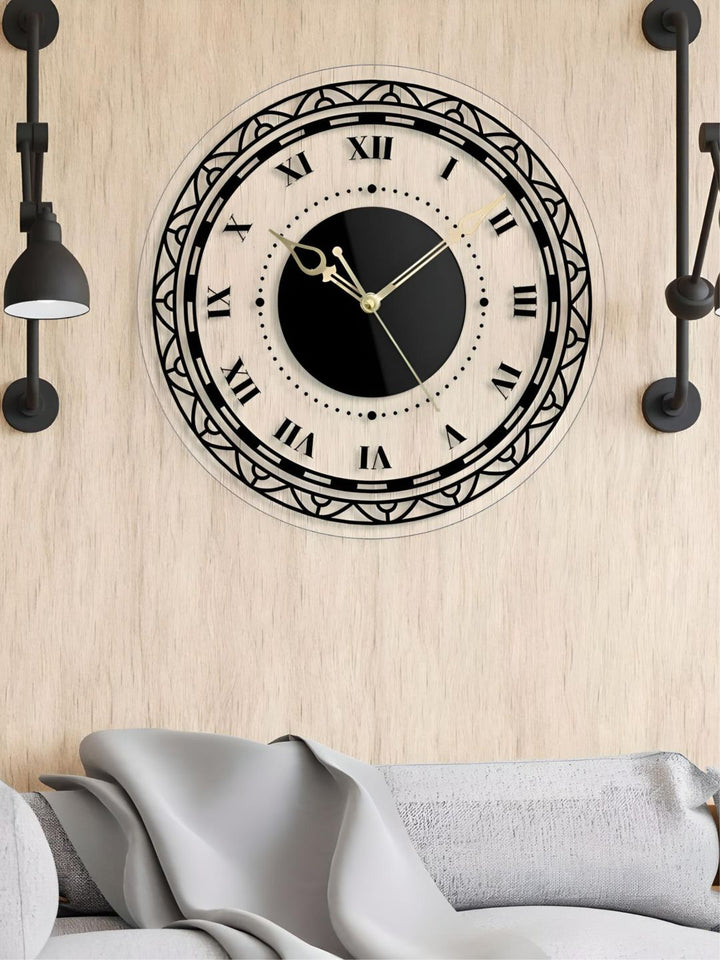 Abstract shaped wall clock