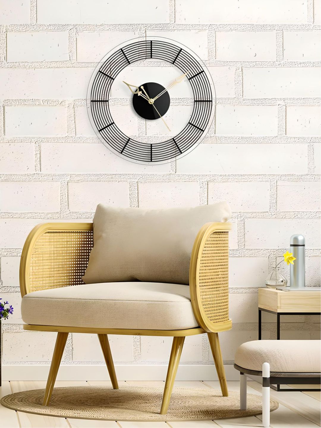 Abstract shaped wall clock