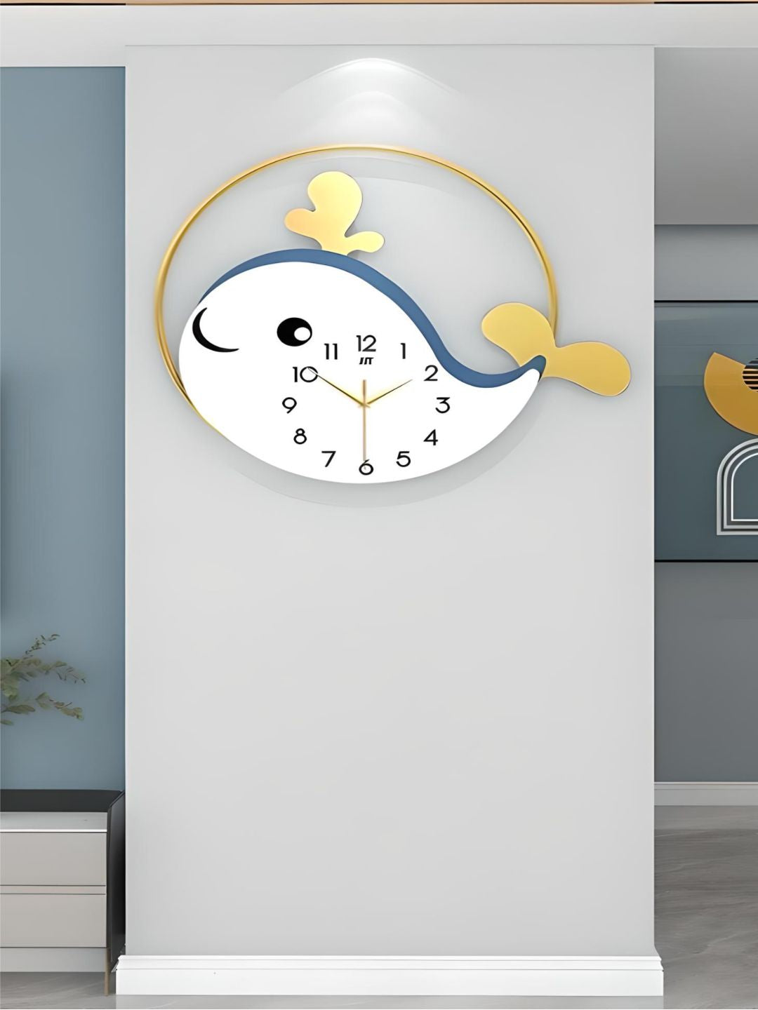 Abstract shaped wall clock