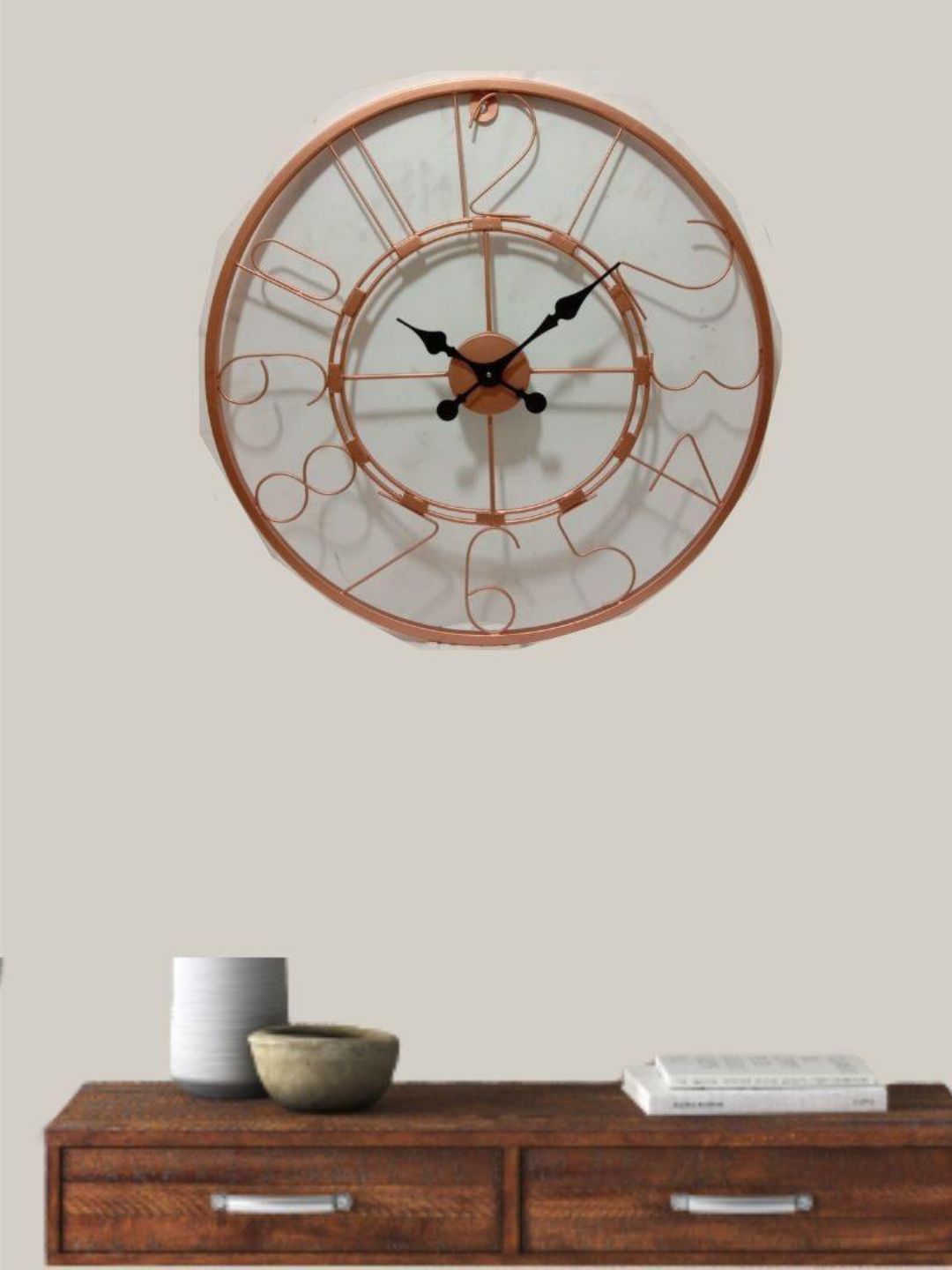 Abstract shaped wall clock
