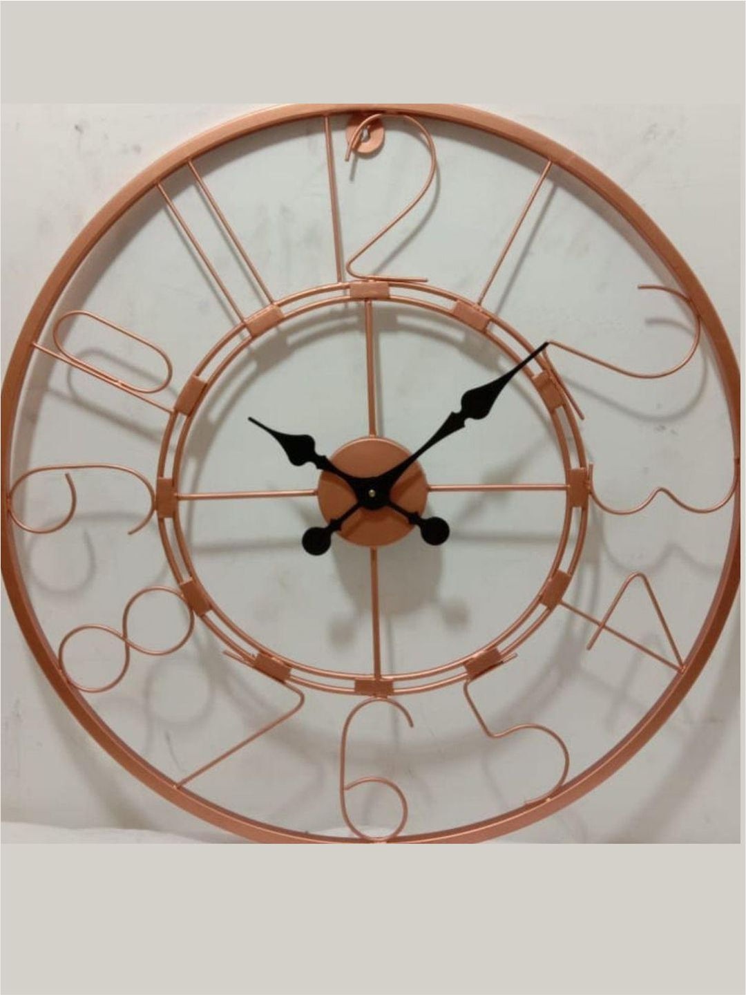 Abstract shaped wall clock