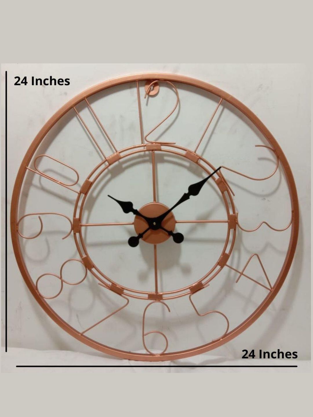 Abstract shaped wall clock