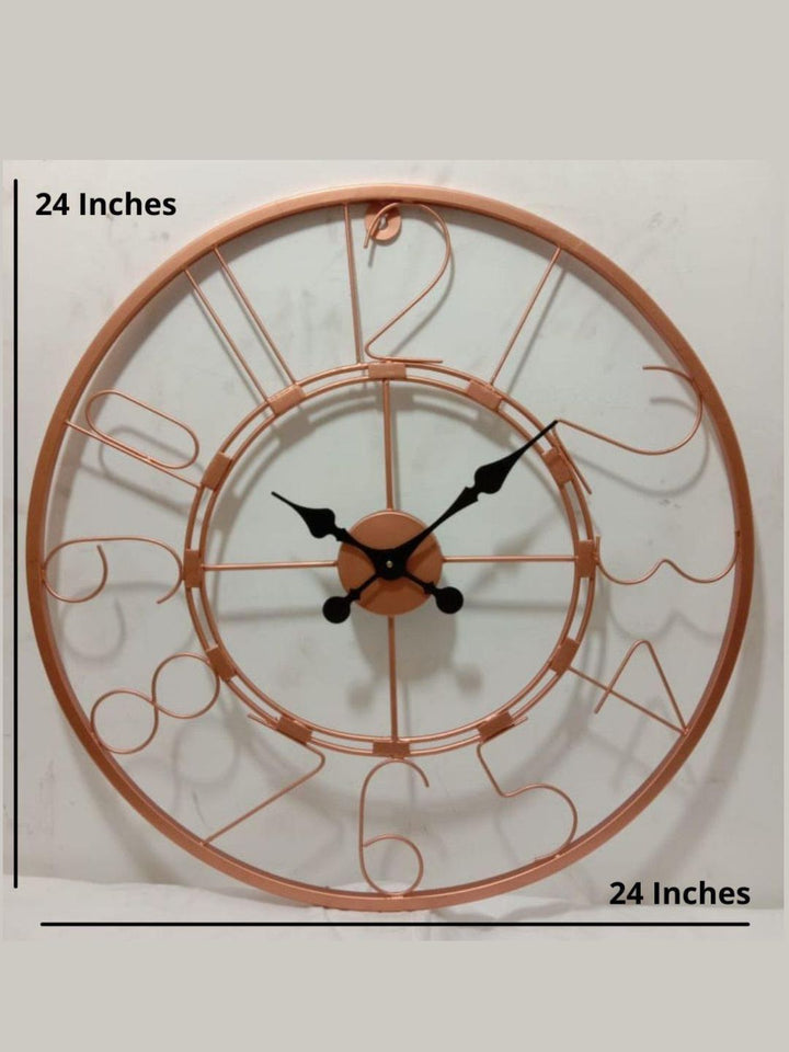 Abstract shaped wall clock