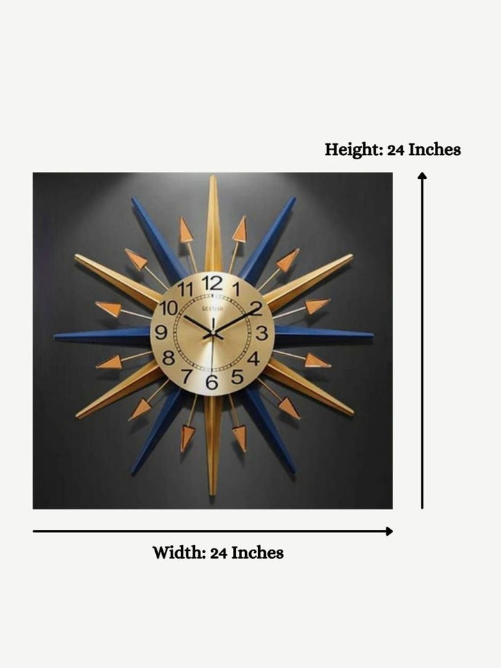 Abstract shaped wall clock