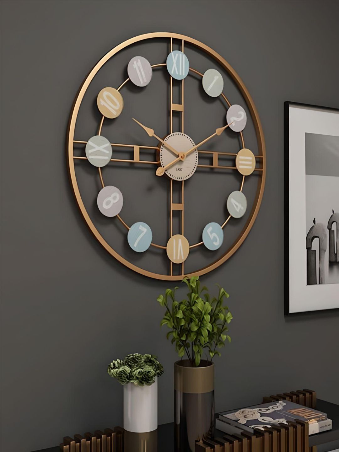 Abstract shaped wall clock