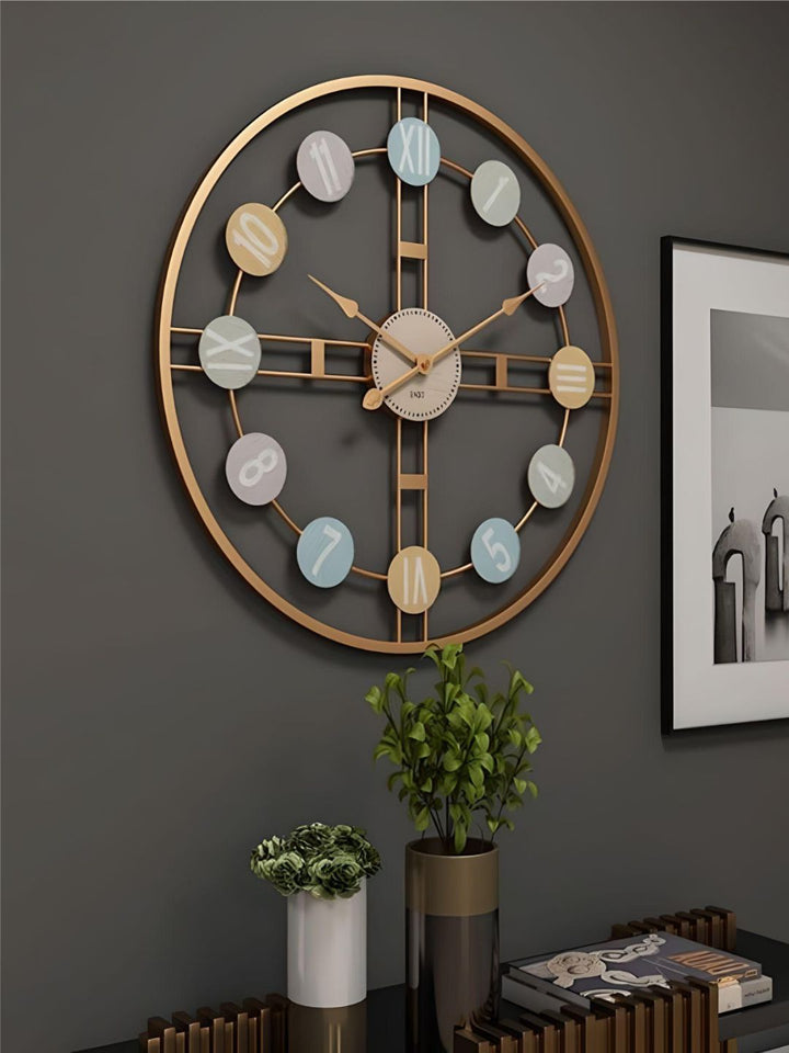 Abstract shaped wall clock