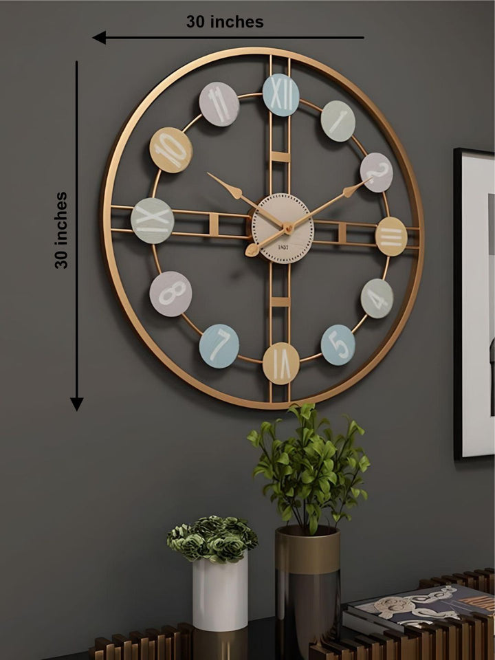 Abstract shaped wall clock