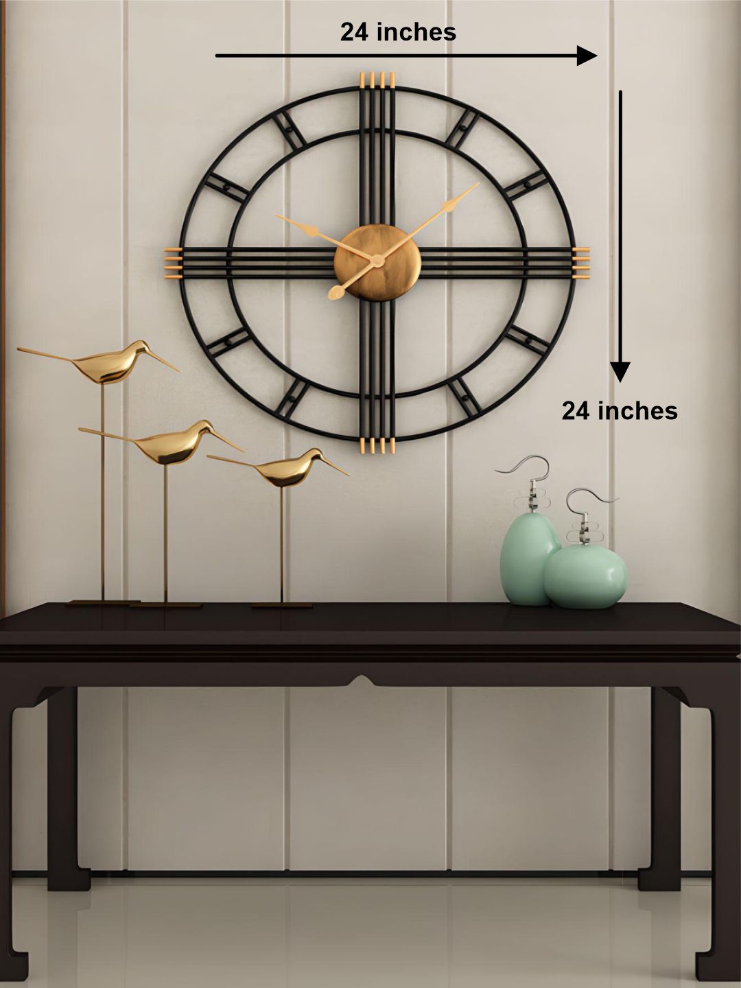Abstract shaped wall clock