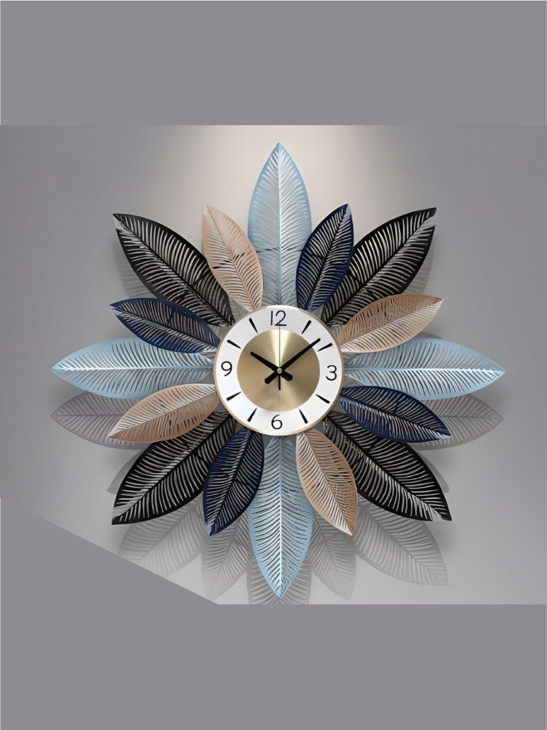Abstract shaped wall clock