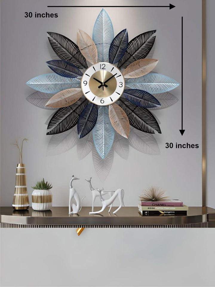 Abstract shaped wall clock