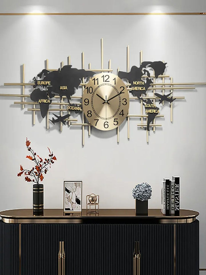 Abstract shaped wall clock