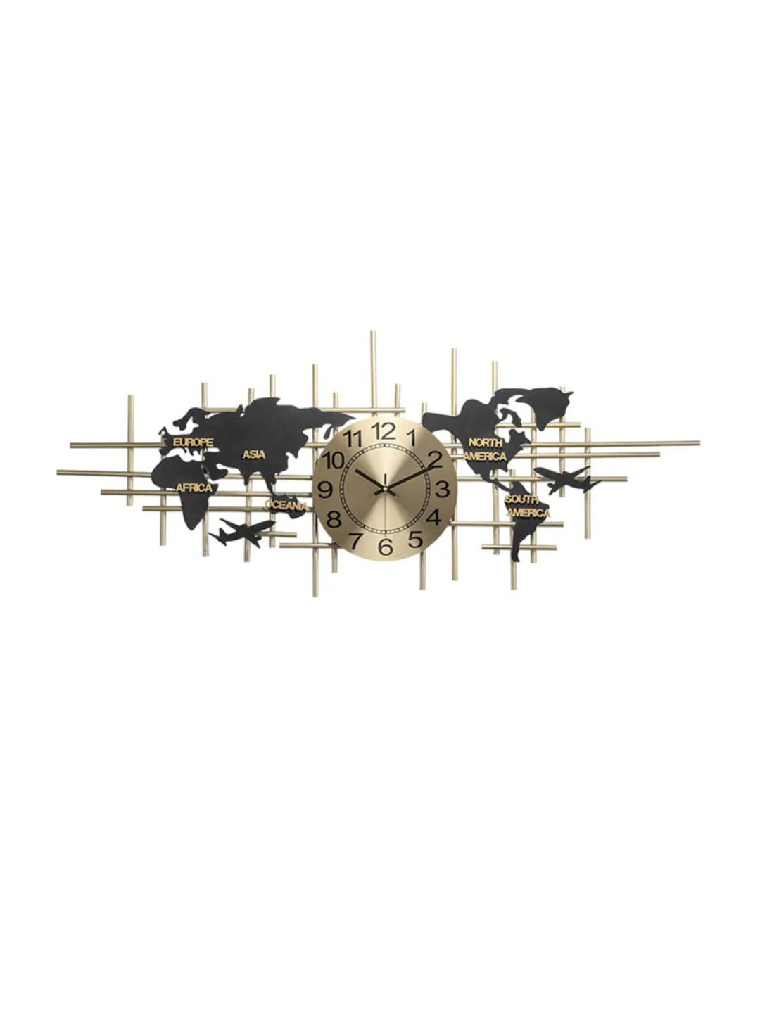 Abstract shaped wall clock