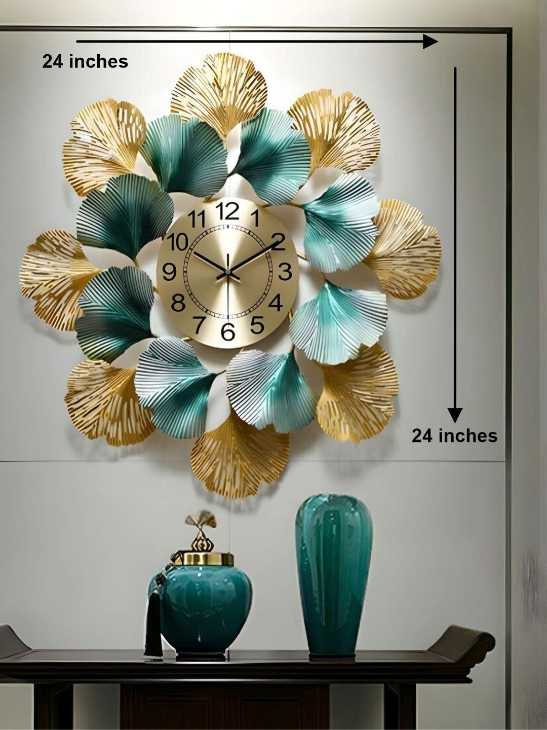 Abstract shaped wall clock