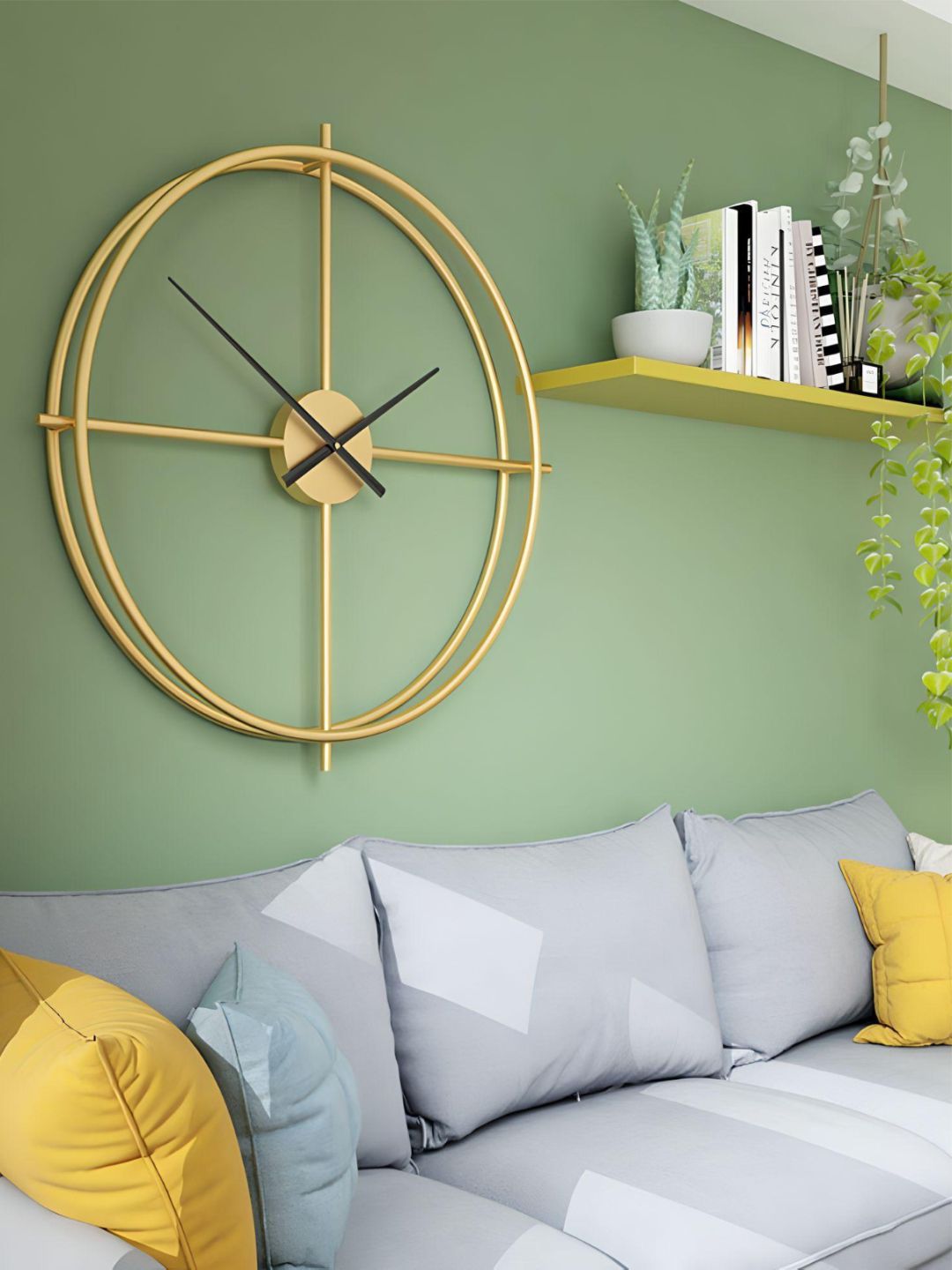 Abstract shaped wall clock